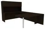 U Shaped Office Desk with Hutch