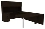 U Shape Office Desk with Hutch