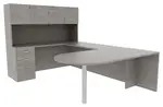 U Shape Office Desk with Hutch
