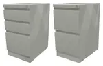 Pair of 2 & 3 Drawer Pedestals for Gen2 Cubicles