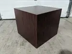 Mahogany Laminate End Table â€“ 24 Inch Wide