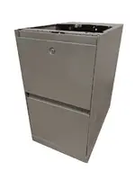 Gray File/File Pedestal Drawers without Top