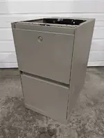 Gray File/File Pedestal Drawers without Top