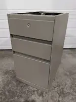 Gray Box/Box/File Pedestal Drawers without Top