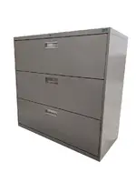 Gray Hon 3 Drawer Lateral Filing Cabinet â€“ 42 Inch Wide