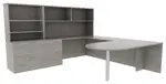 Bookcase Desk Combo