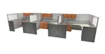 Knoll Dividends Pod of 3 Cubicles