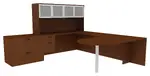 U Shaped Desk with Storage