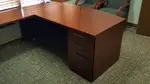 Executive U Shape Bow Front Desk with Hutch