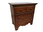 Small Solid Wood Cherry Storage Cabinet