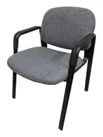 Globe Gray Fabric Stacking Guest Chairs