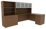 L Shaped Desk with Storage