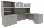 L Shaped Desk with Storage