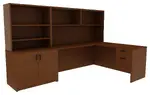 Bookcase Desk Combo