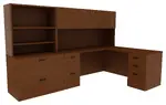 Desk Bookcase Combo