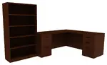 Desk with Bookcase