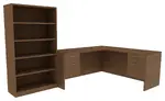 Desk with Matching Bookcase