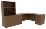 Desk with Shelves and Drawers