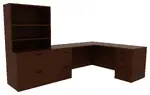 Desk with Shelves and Drawers