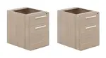 Set of 2 Drawer Hanging Pedestals for Corp Design Desks