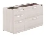 Lateral File & 3 Drawer Pedestal for Corp Design Desks