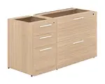 Lateral File & 3 Drawer Pedestal for Corp Design Desks