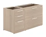 Lateral File & 3 Drawer Pedestal for Corp Design Desks