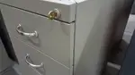 Matching Gray Desk Drawer Pedestal Set
