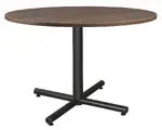 Round Cafe Table with X Base