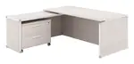 Executive L Shaped Desk with Drawers