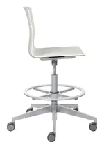 Adjustable Stool with Back