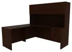 Corner Desk with Hutch