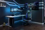 Gaming Sit Stand Height Adjustable Desk