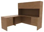 Corner Desk with Hutch