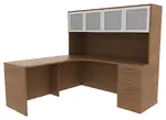 L Shaped Corner Desk with Storage