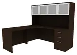 L Shaped Corner Desk with Storage