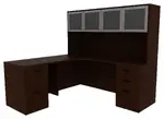 L Shaped Corner Desk with Storage