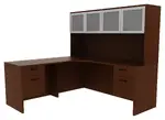 L Shaped Corner Desk with Storage