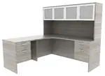 L Shaped Corner Desk with Storage