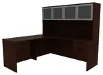 L Shaped Corner Desk with Storage