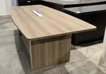 Boat-Shaped Conference Table