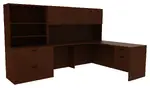 L Shape Desk with Storage