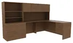 L Shape Desk with Storage