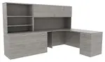 L Shape Desk with Storage