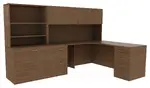 L Shape Desk with Storage