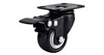 Black Heavy Duty Locking Swivel Caster Wheels