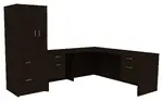 L Shaped Desk with Storage