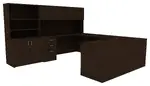 U Shaped Desk with Storage
