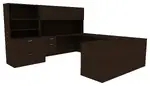 Desk with Storage Shelves
