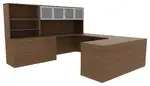 Storage Desk with Hutch